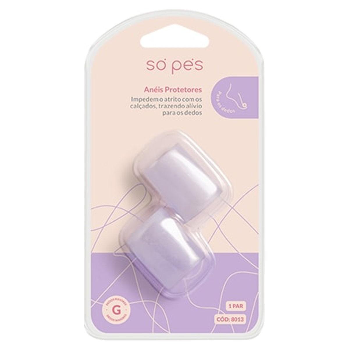 Protetor de Calos Só Pés Gel 1 Par de Anéis